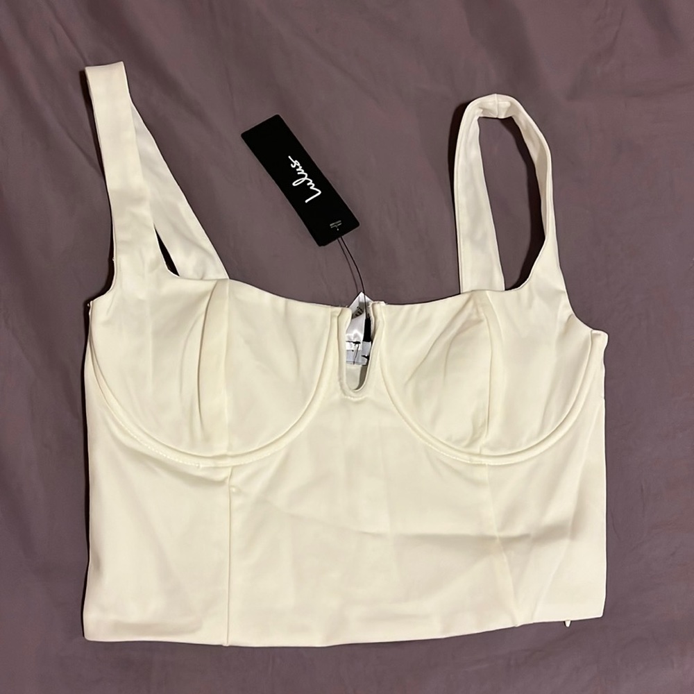 Babe behavior crop top from lulus